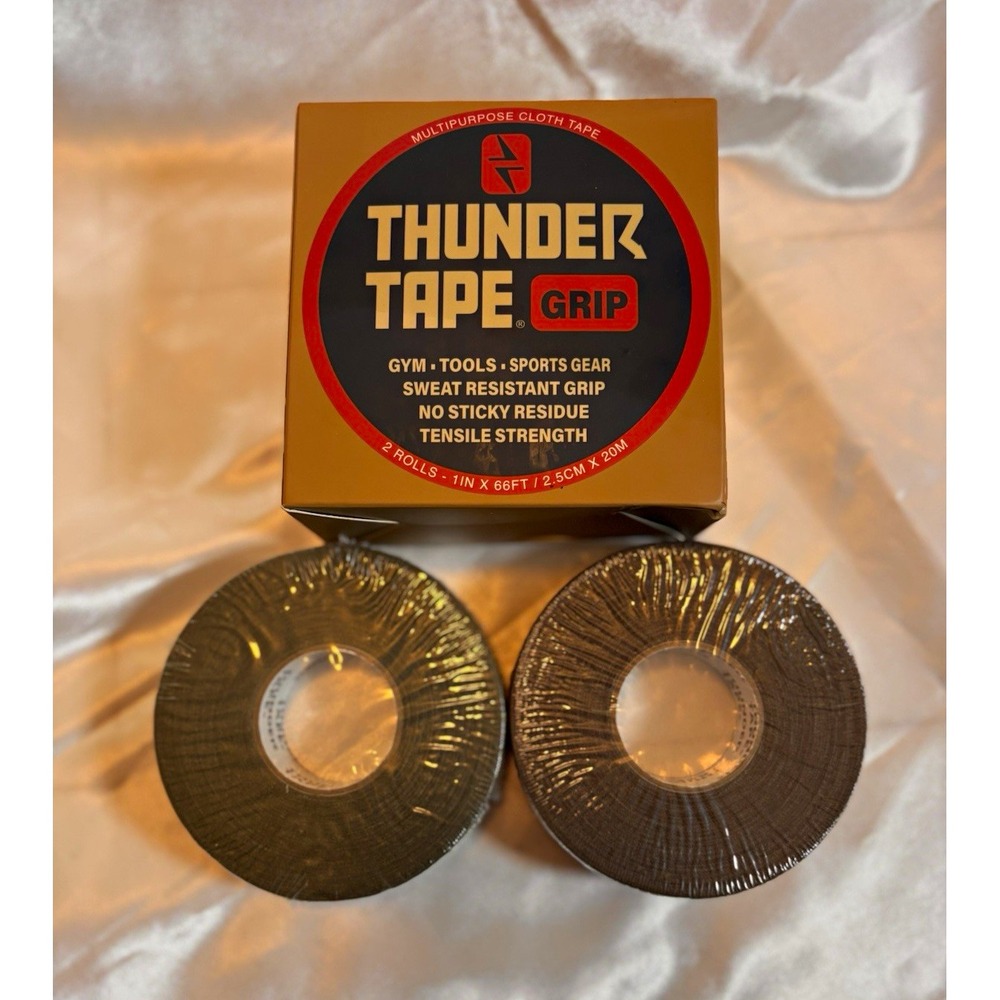 Thunder Tape Grip Handlebar Tape 2 Rolls 1 in x 66 ft Olive Drab/FDE [H]
